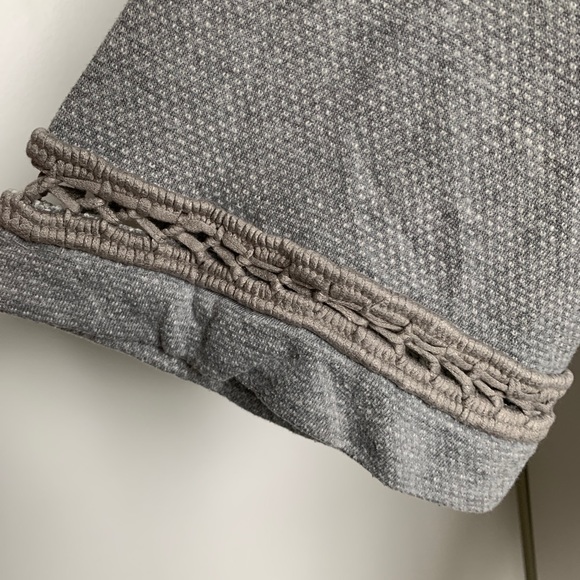 Free People textured tunic 3/4 sleeve V-neck/boat neck pullover - Picture 3 of 6